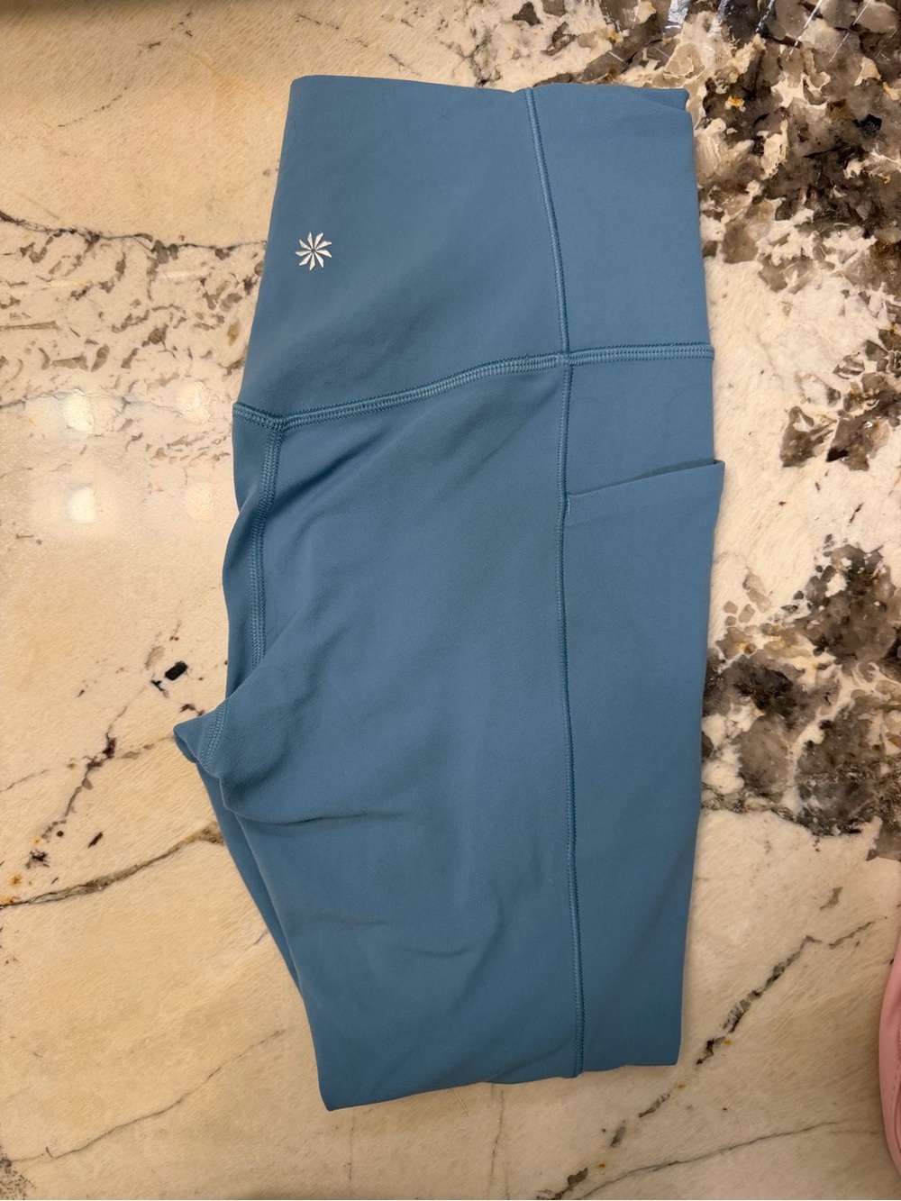 Athleta Slate Blue High-Rise Pocket Leggings